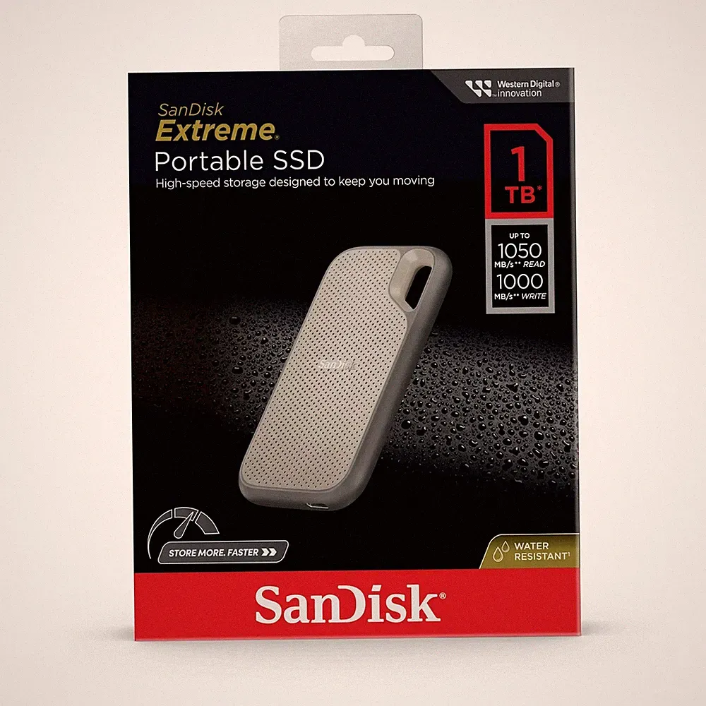 New SanDisk Extreme Portable 1TB SSD - SEALED