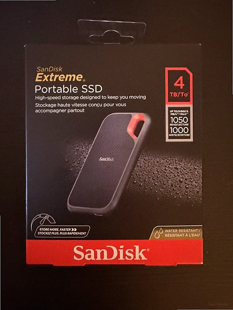 sandisk Extreme Portable SSD 4 tb