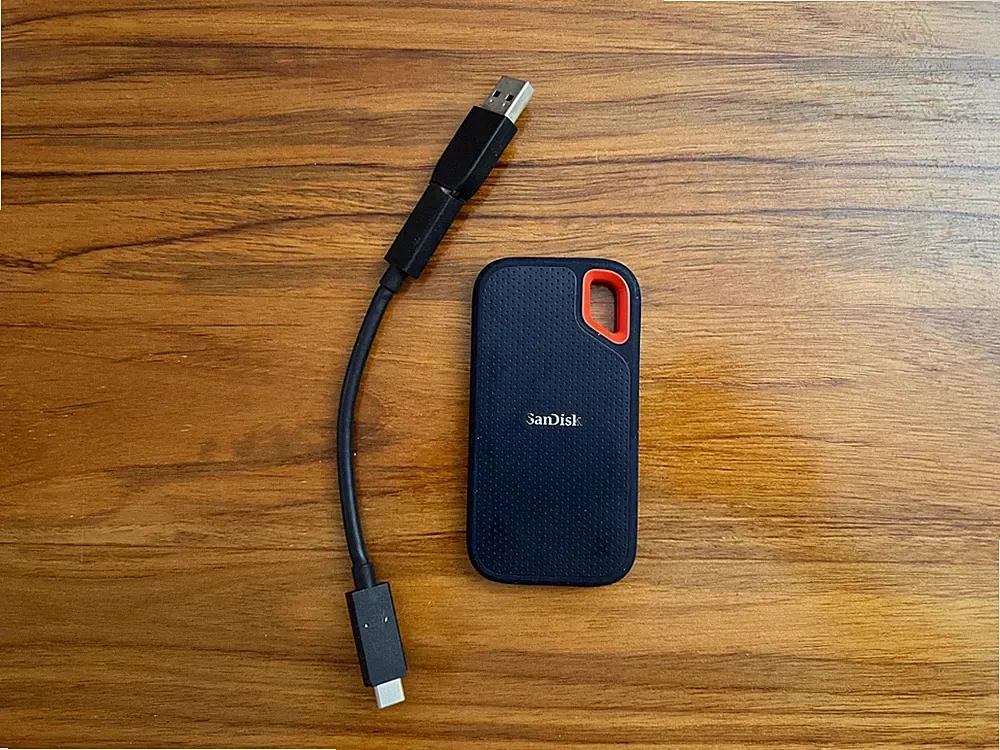 SanDisk Extreme Portable SSD 500GB SDSSDE60-500G, 100% Health