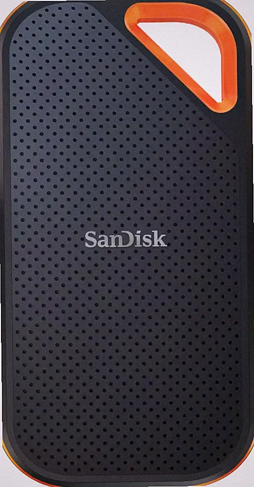 SANDISK - Extreme Pro Portable 1TB External USB-C NVMe SSD - Black