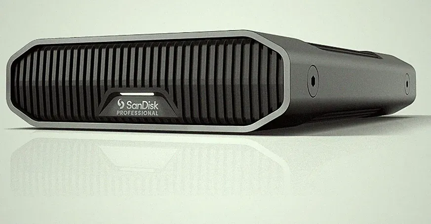 SanDisk Professional G-DRIVE USB-C Desktop Hard Drive, 6TB ,250 MB
